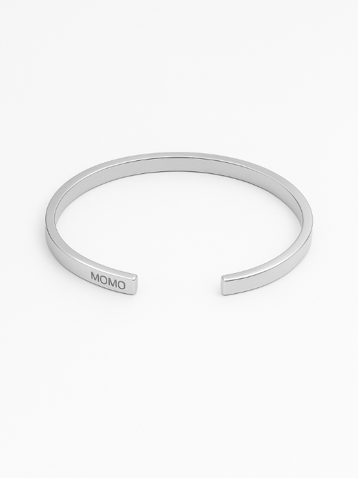 X-Classic Thin Shiny Titanium Bangle