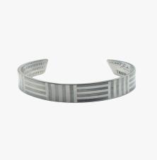 Titanium Cuff Bangle Greco-Roman