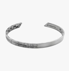 Titanium Cuff Bangle Scratched